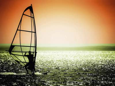 Fototapete Windsurfen