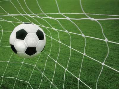Fototapete Ball im Netz