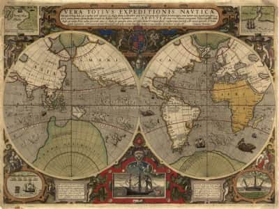 Fototapete Atlas der antiken Welt