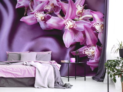 Fototapete Lila Orchideen
