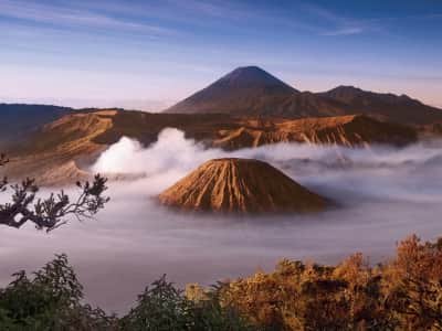Fototapete Berge in Indonesien
