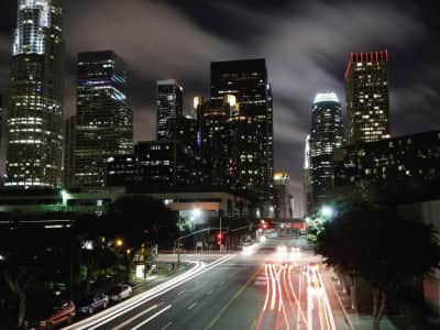 Fototapete Nacht Los Angeles