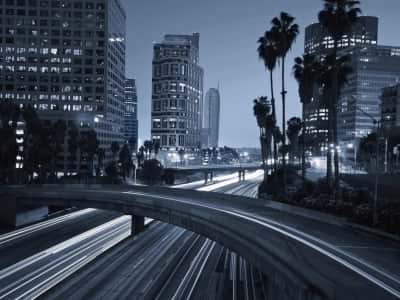 Fototapete Verkehr in Los Angeles