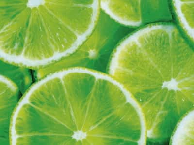 Fototapete Limettenspalten