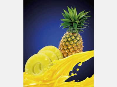 Fototapete Frische Ananas