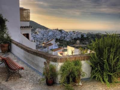 Fototapete Terrasse in Spanien