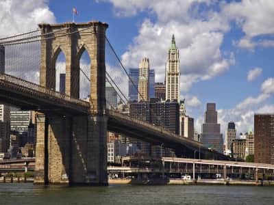 Fototapete Berühmte Brücke in New York
