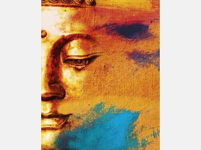 Fototapete Buddha-Gemälde