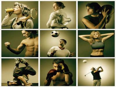 Fototapete Welt des Sports
