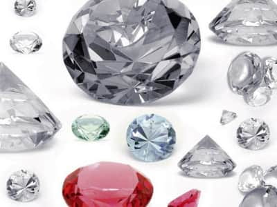 Fototapete Wunderschöne Diamanten 