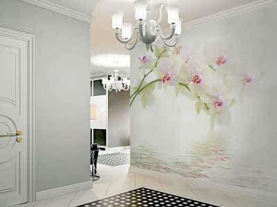 Fototapete Weiße Orchideen