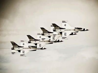 Fototapete Amerikanische Kämpfer