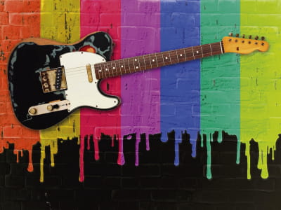 Fototapete Bas-Gitarre
