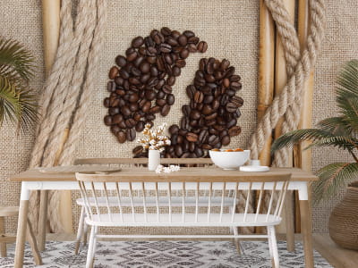 Fototapete Kaffeebohnen