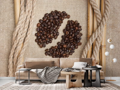 Fototapete Kaffeebohnen