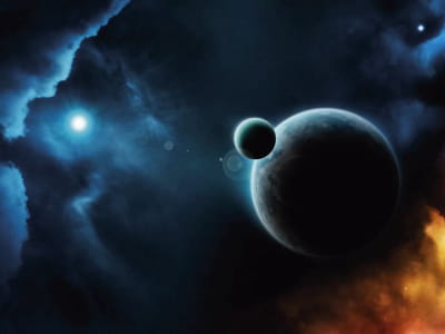 Fototapete Geheimnisvoller Planet