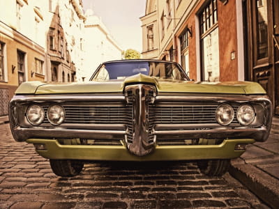 Fototapete Amerikanische Retro-Autos