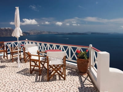 Fototapete Ansichten von Santorini