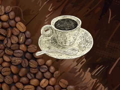 Fototapete Morgen Kaffee