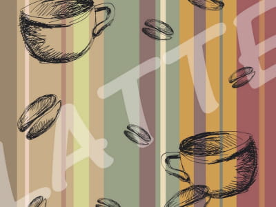 Fototapete Latté
