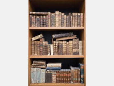 Fototapete Bücher in den Regalen