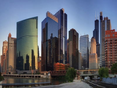Fototapete Wolkenkratzer von Chicago