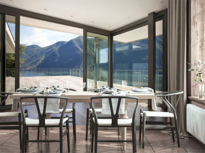 Fototapete Blick von der Terrasse