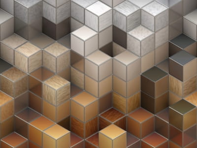 Fototapete 3D-Würfel