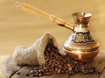 Fototapete Kaffee und Türke