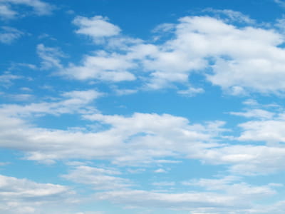 Fototapete Schwebende Wolken