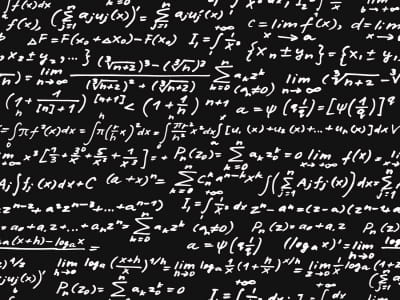 Fototapete Mathematische Formeln