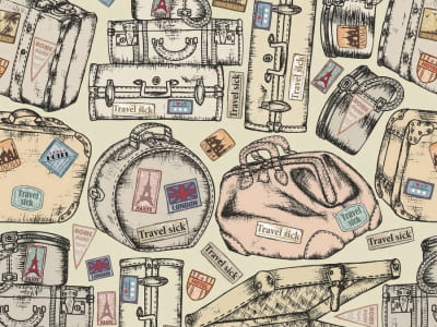 Fototapete Taschen