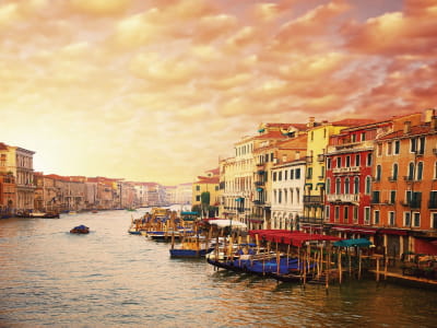 Fototapete Sonnenuntergang in Venedig