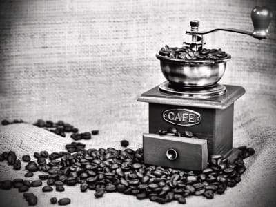 Fototapete Manuelle Kaffeemühle