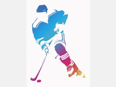 Fototapete Eishockey-Nationalspieler