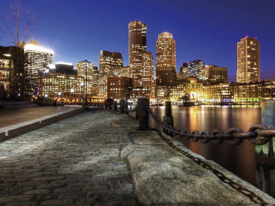 Fototapete Bostoner Uferpromenade