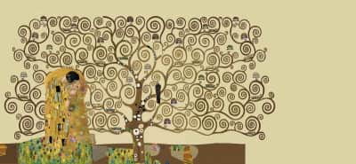 Fototapete Lebensbaum Gustav Klimt