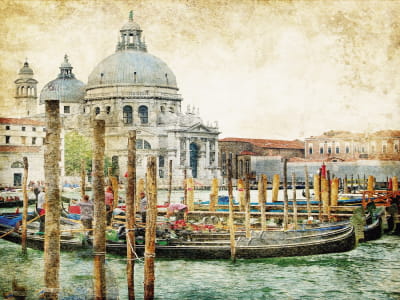 Fototapete Venedig-Gemälde