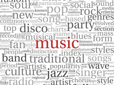 Fototapete Populäre Musik