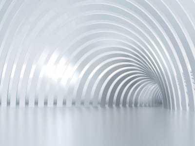 Fototapete Endloser Tunnel