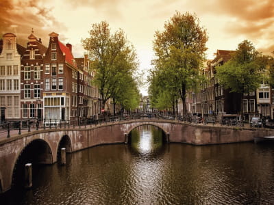 Fototapete Brücken von Amsterdam