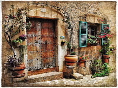 Fototapete Mediterrane Terrasse