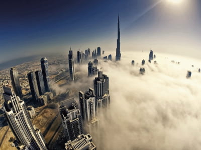 Fototapete Dubai-Blick von oben