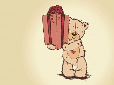 Fototapete Teddybär