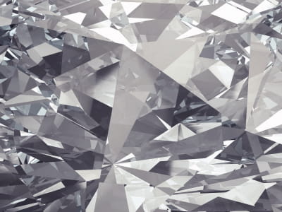 Fototapete Diamantfacetten