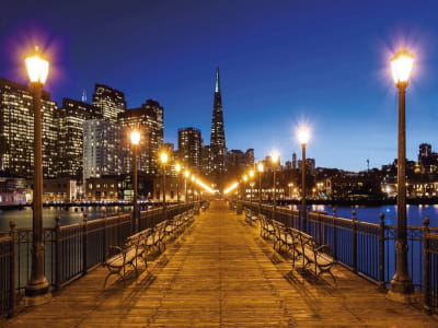 Fototapete San Francisco bei Nacht