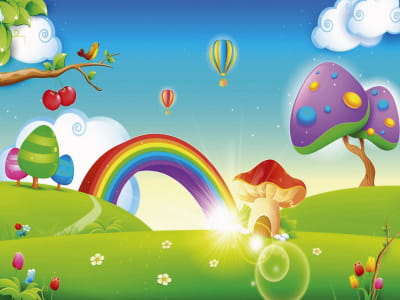 Fototapete Wunderschöner Regenbogen