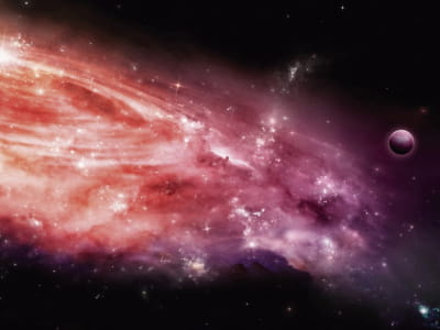 Fototapete Riesige Galaxie