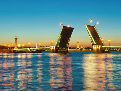 Fototapete Brücken von St. Petersburg