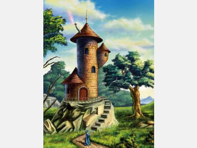 Fototapete Turm des Zauberers
